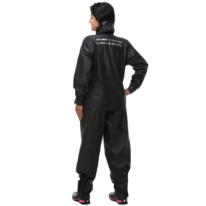 capa de chuva feminino pantaneiro pvc com gola preto g (mp)