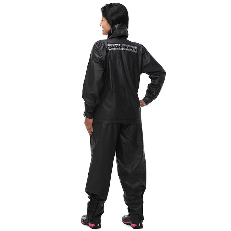 capa de chuva feminino pantaneiro pvc com gola preto p (mp)