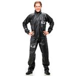 capa de chuva pantaneiro premium com gola bolso e refletivo preto m (mp)