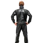 capa de chuva pantaneiro premium com gola bolso e refletivo preto m (mp)