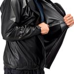 capa de chuva pantaneiro premium com gola bolso e refletivo preto m (mp)