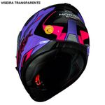 capacete norisk razor speedmax preto e rosa 60 (mp)