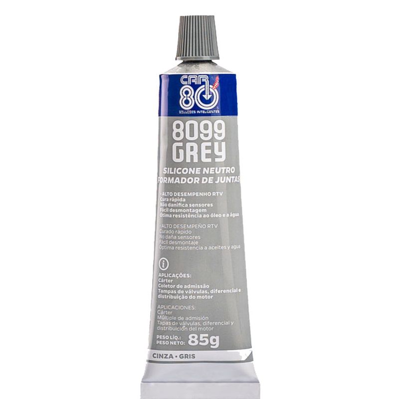 cola silicone vedante junta motor car80 black 8099 grey 85g (mp)