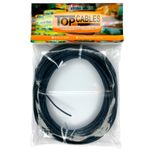 cabo elétrico 4mm 25 metros top cables preto (mp)