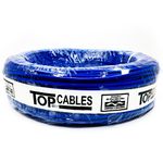 cabo elétrico 6mm 50 metros top cables azul (mp)