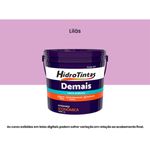 tinta acrílica econômica fosca 3l hidrotintas demais lilás (mp)