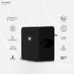 protetor contra surtos dps 3 tomadas 3 pinos clamper 10a bivolt preto (mp)