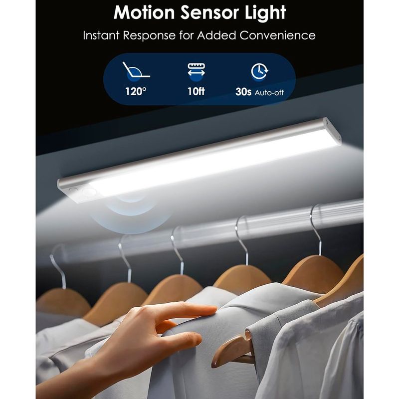 luzes brancas 5 peças sensor para armário a-bi