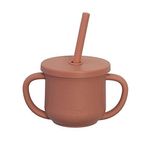 copo infantil silicone 225ml terracota imp02474 (mp)