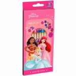 lápis de cor tris princesas com 12 unidades 654232
