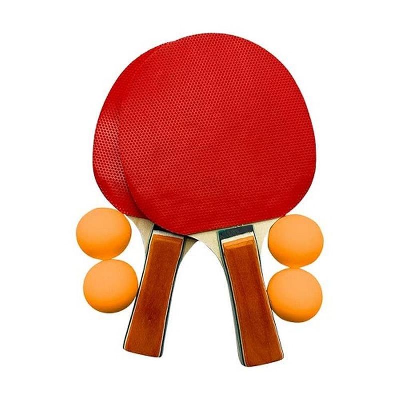 kit ping pong dm toys 2 raquetes e 4 bolas dmt6727 (mp)