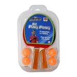 kit ping pong dm toys 2 raquetes e 4 bolas dmt6727 (mp)