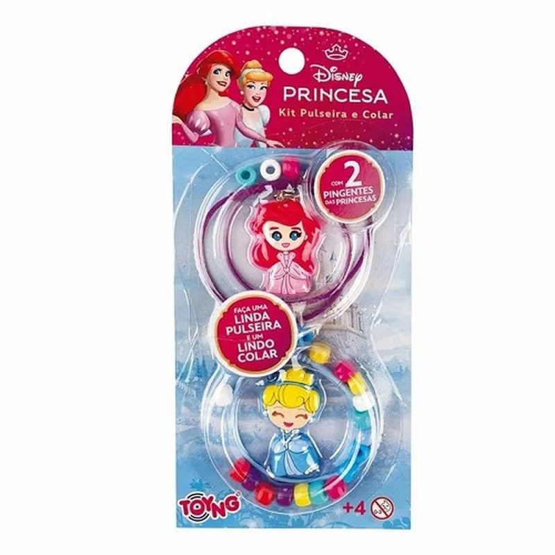 kit infantil miçangas toyng princesas disney 054097 (mp)