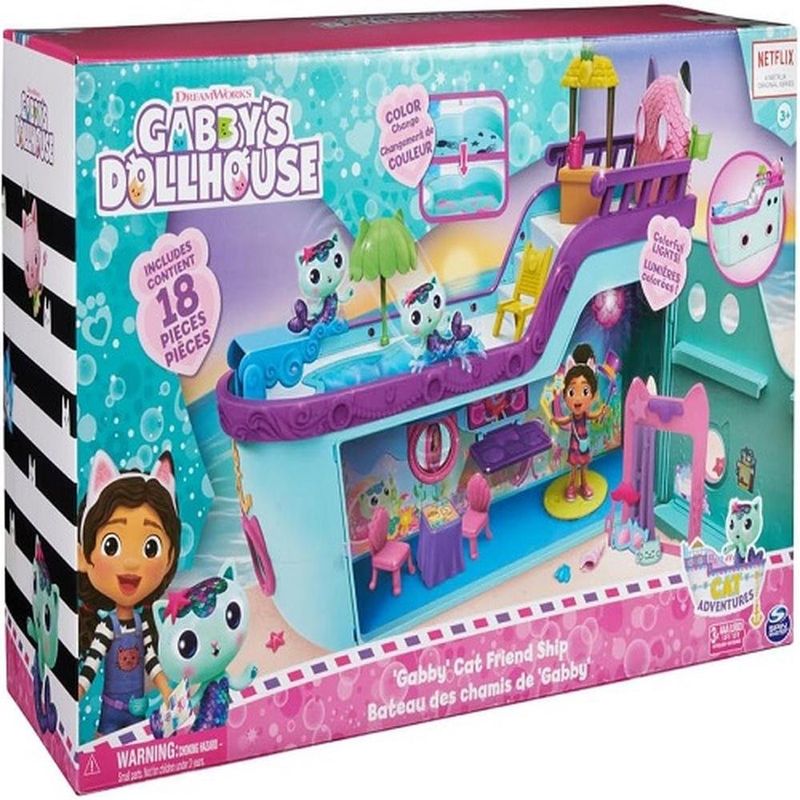 brinquedo gabby's dollhouse sunny cruzeiro 3644 (mp)