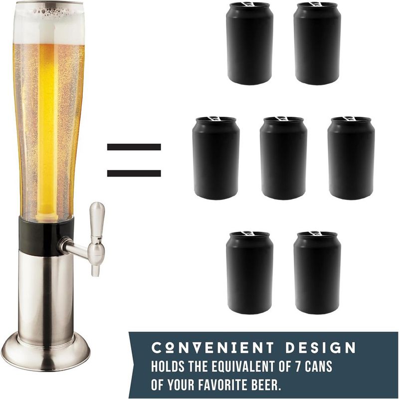 dispensador de bebidas hammer 7 latas rosa para churrasco a-bi