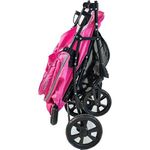 carrinho de bebê galzerano romano rosa 1035