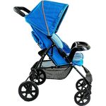 carrinho de bebê galzerano romano azul 1035