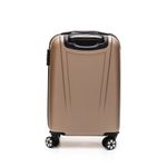 mala de viagem luxcel 55cm champagne (mp)