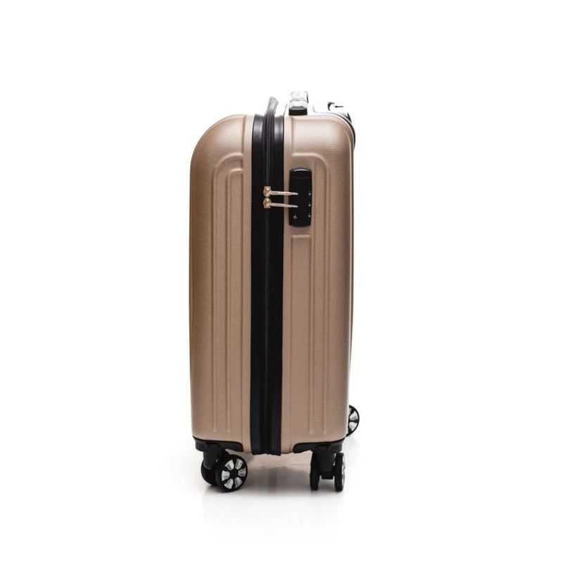 mala de viagem luxcel 55cm champagne (mp)