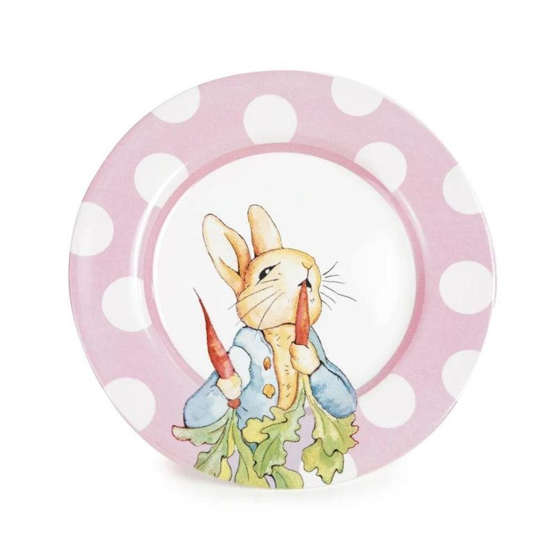 prato de sobremesa páscoa peter rabbit cromus 20cm 4502 (mp)