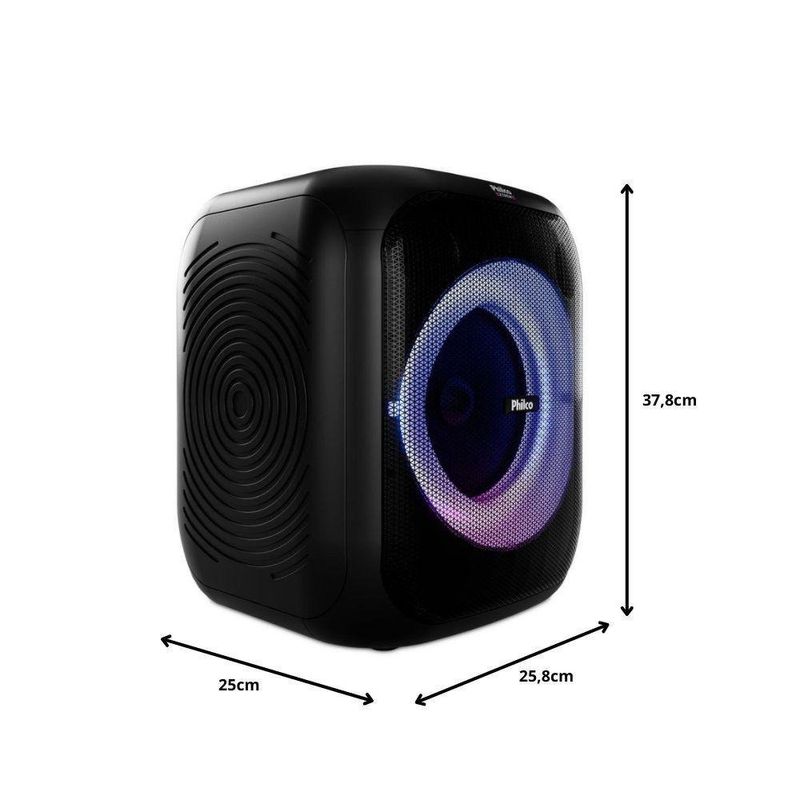 caixa de som acústica philco pcx4800 380w 56603792
