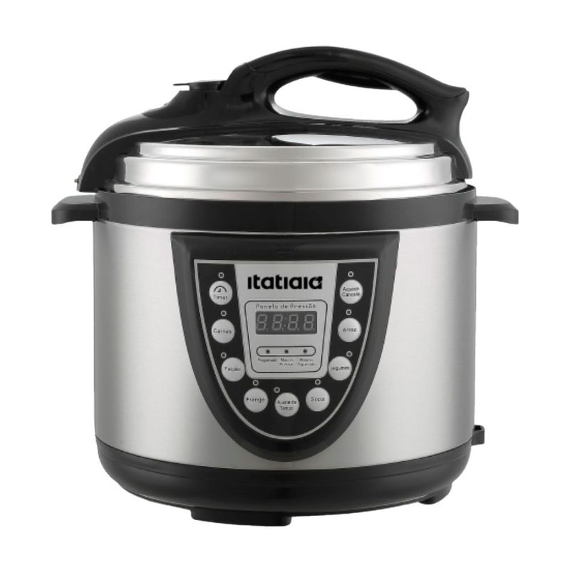 panela de pressão elétrica itatiaia midi 5 litros 127v 900w inox ppmid1002 (mp)