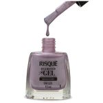 esmalte risqué diamond gel seda lilás 9,5ml