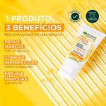 protetor solar hidratante facial garnier uniform & matte fps30 vitamina c 40g
