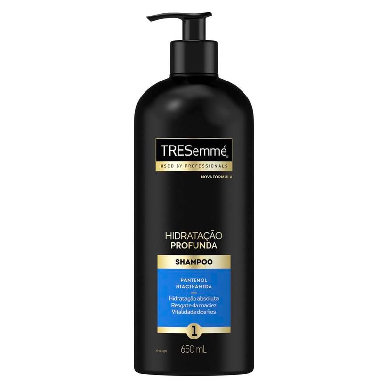 shampoo tresemmé hidratação profunda 650ml