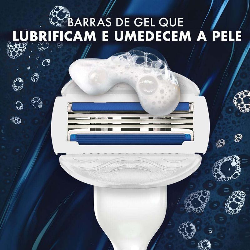 aparelho de barbear descartável gillette mach3 corpo 1 unidade