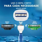 aparelho de barbear descartável gillette mach3 corpo 1 unidade