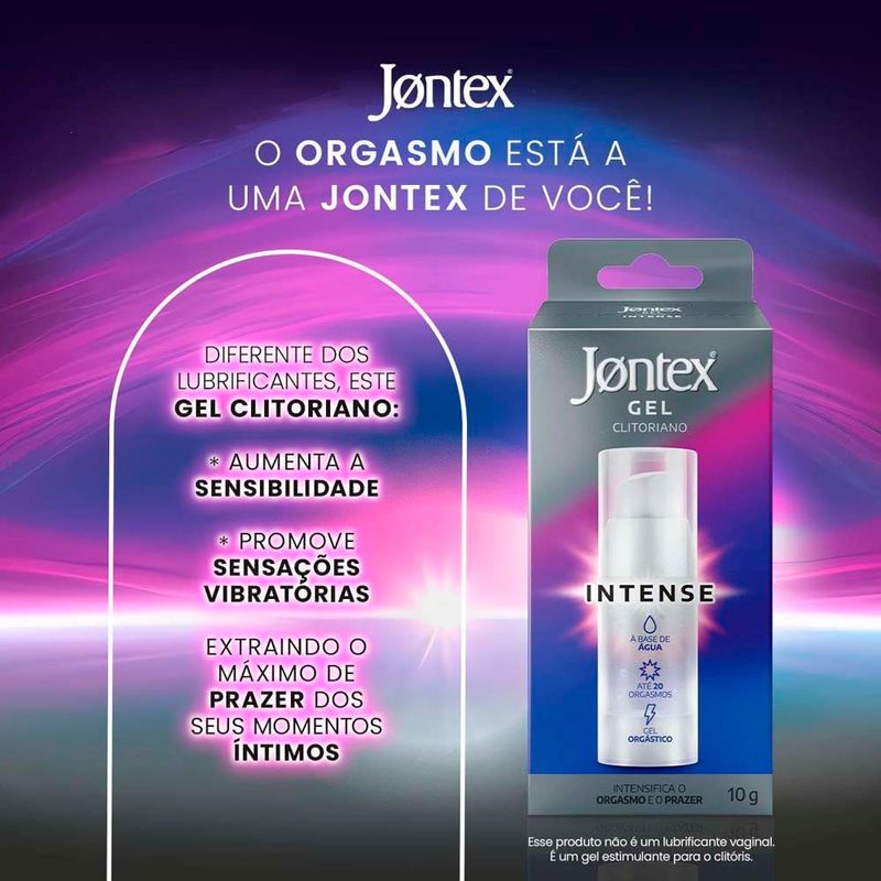 gel íntimo clitoriano jontex intense 10g