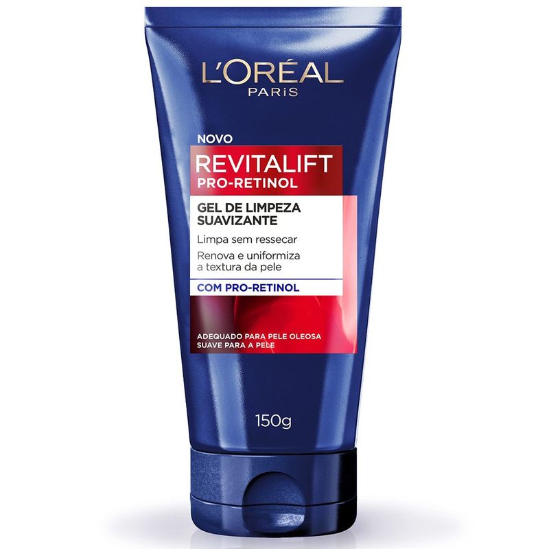 gel de limpeza facial suavizante l'oréal paris revitalift pro-retinol 150g