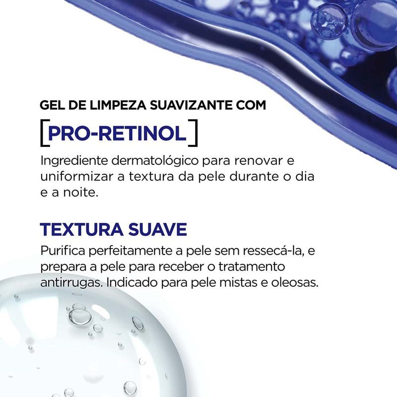 gel de limpeza facial suavizante l'oréal paris revitalift pro-retinol 150g