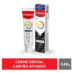 creme dental colgate total 12 carvão ativado 140g