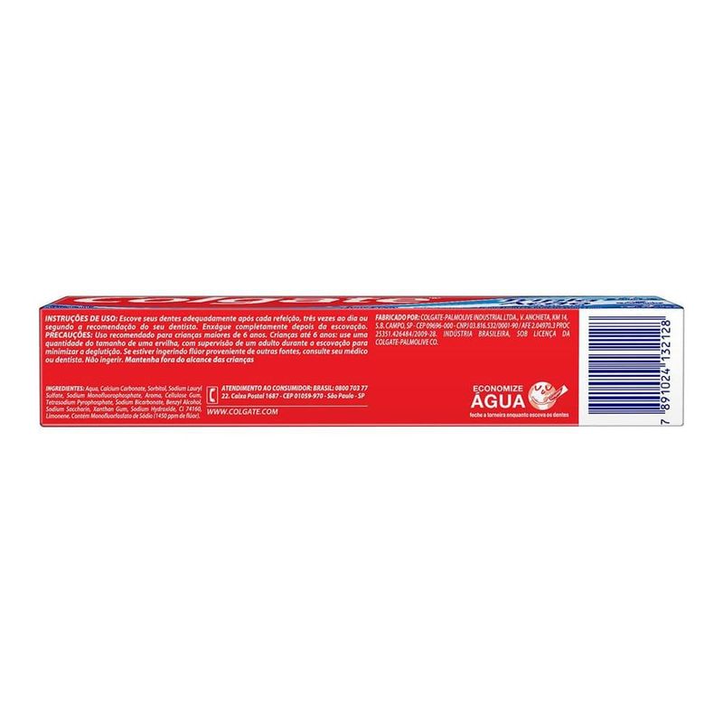 creme dental colgate tripla ação hortelã 90g