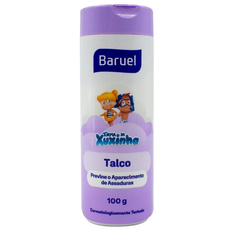 talco polvilho infantil baruel turma xuxinha previne assaduras 100g