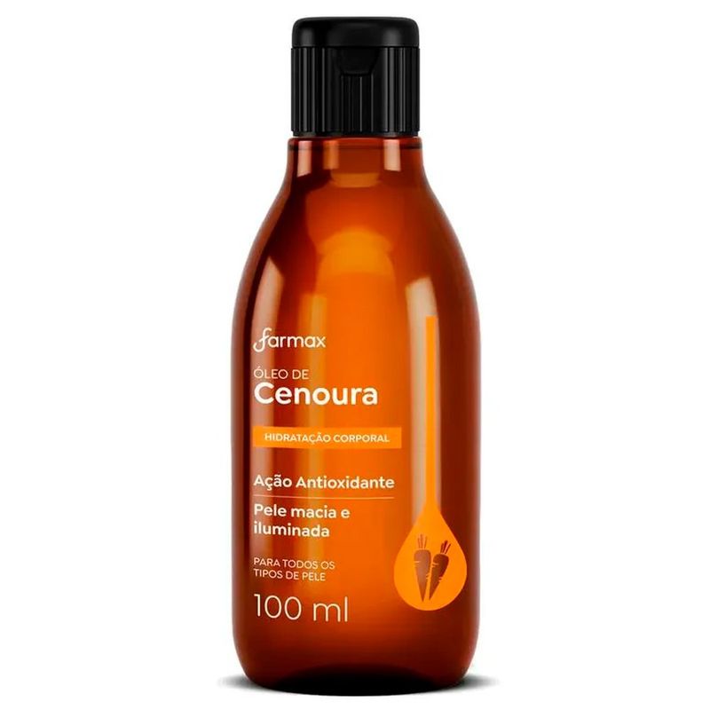óleo corporal farmax cenoura 100ml