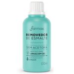 removedor de esmalte farmax sem acetona argan 100ml