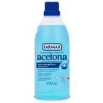 removedor de esmalte à base de acetona farmax 200ml