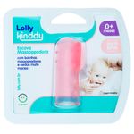 escova massageadora lolly kinddy 0+ rosa