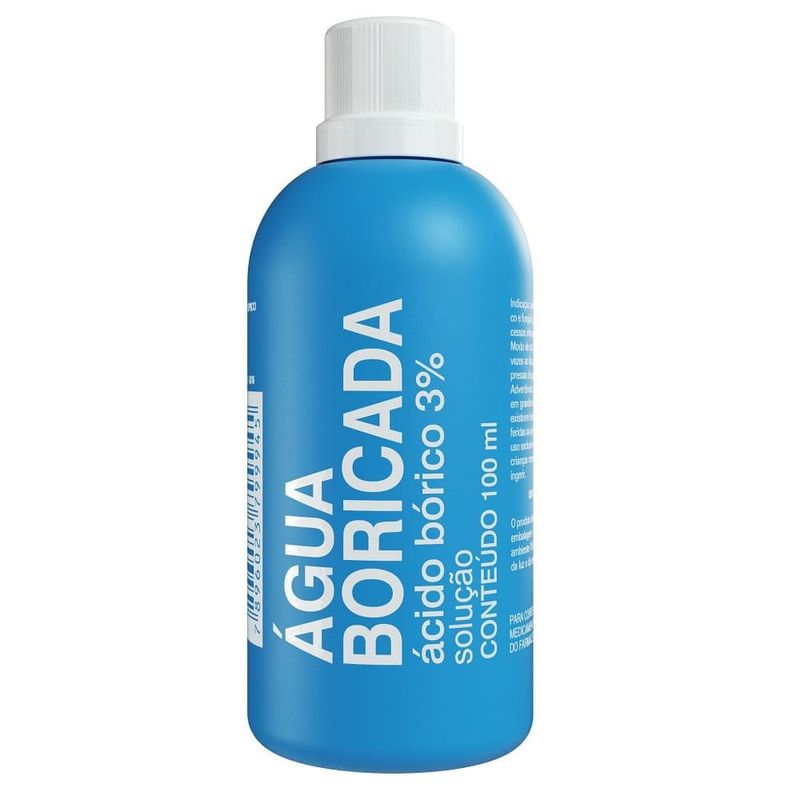 água boricada 3% catarinense 100ml