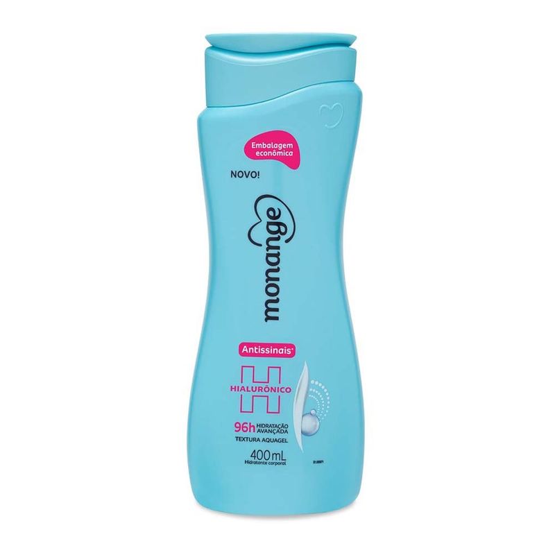 hidratante corporal antissinais monange com ácido hialurônico 400ml