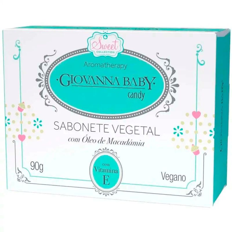 sabonete vegertal em barra giovanna baby candy 90g