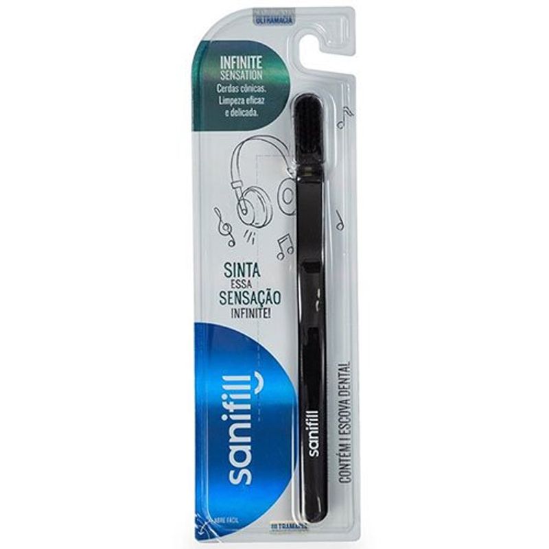 escova de dente sanifil infinite sensation sortido