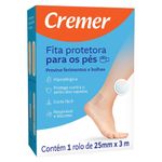 fita protetora para os pés cremer 25mm x 3m 1 unidade