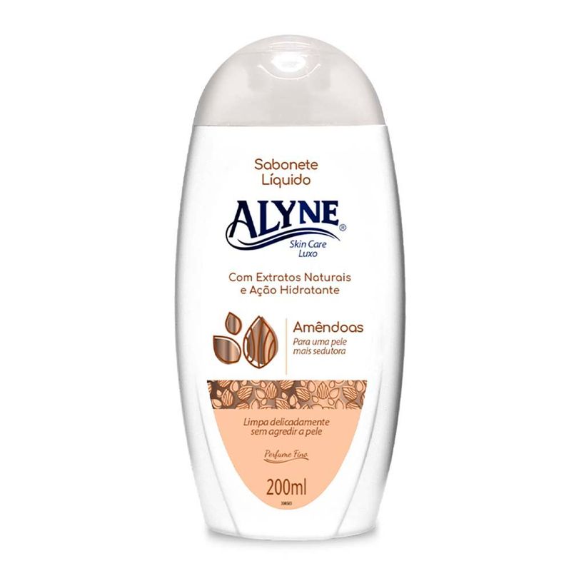 sabonete líquido alyne amêndoas 200ml