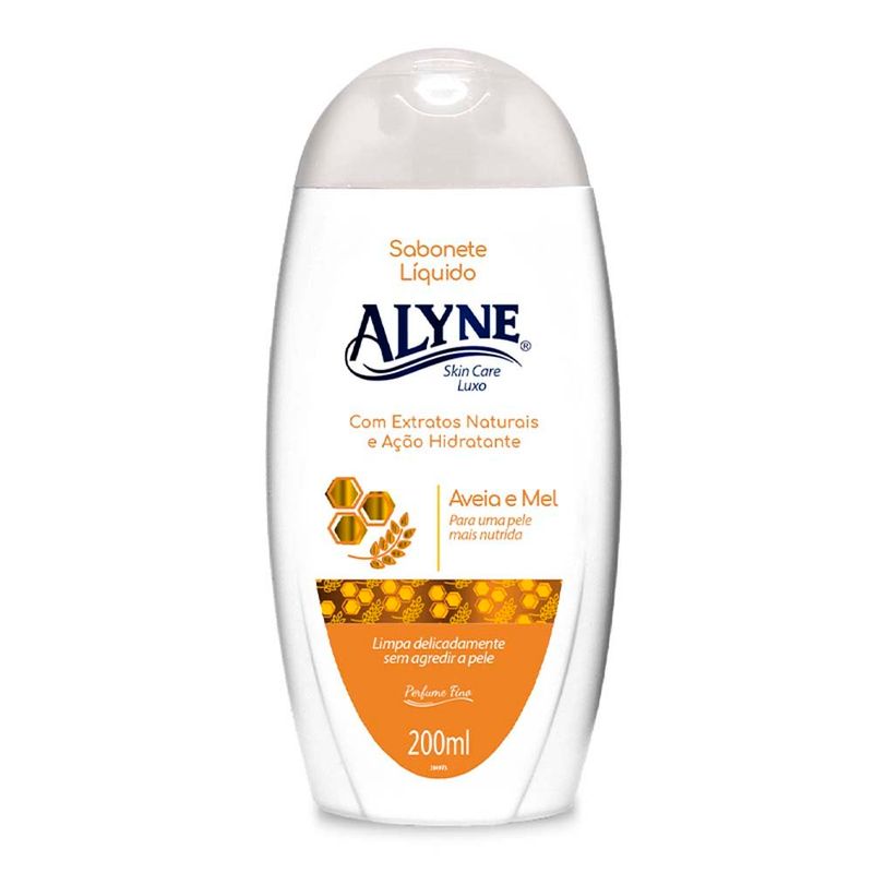 sabonete líquido alyne aveia e mel 200ml