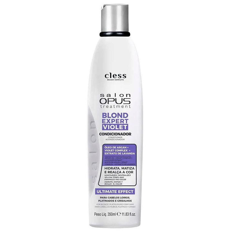 condicionador salon opus blond expert violet 350ml