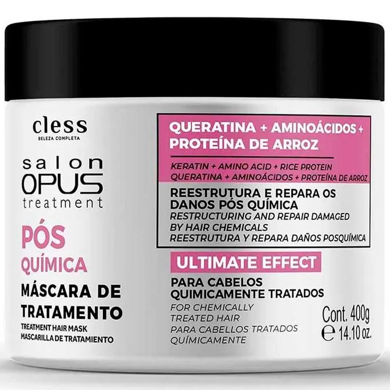 máscara de tratamento salon opus pós química 400g